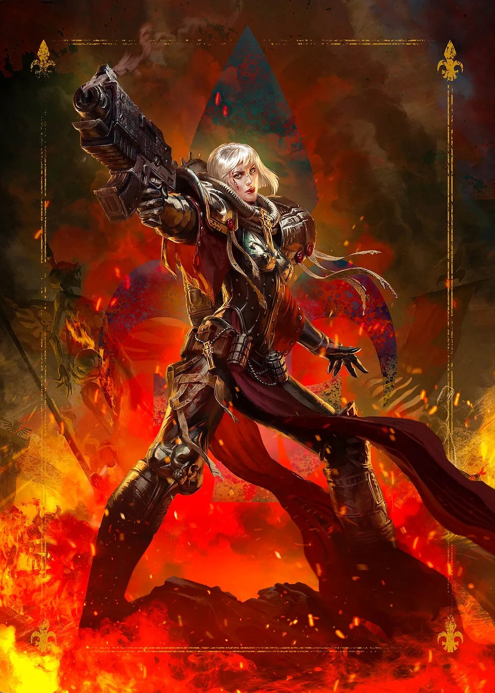 Sister of Battle metal poster artwork