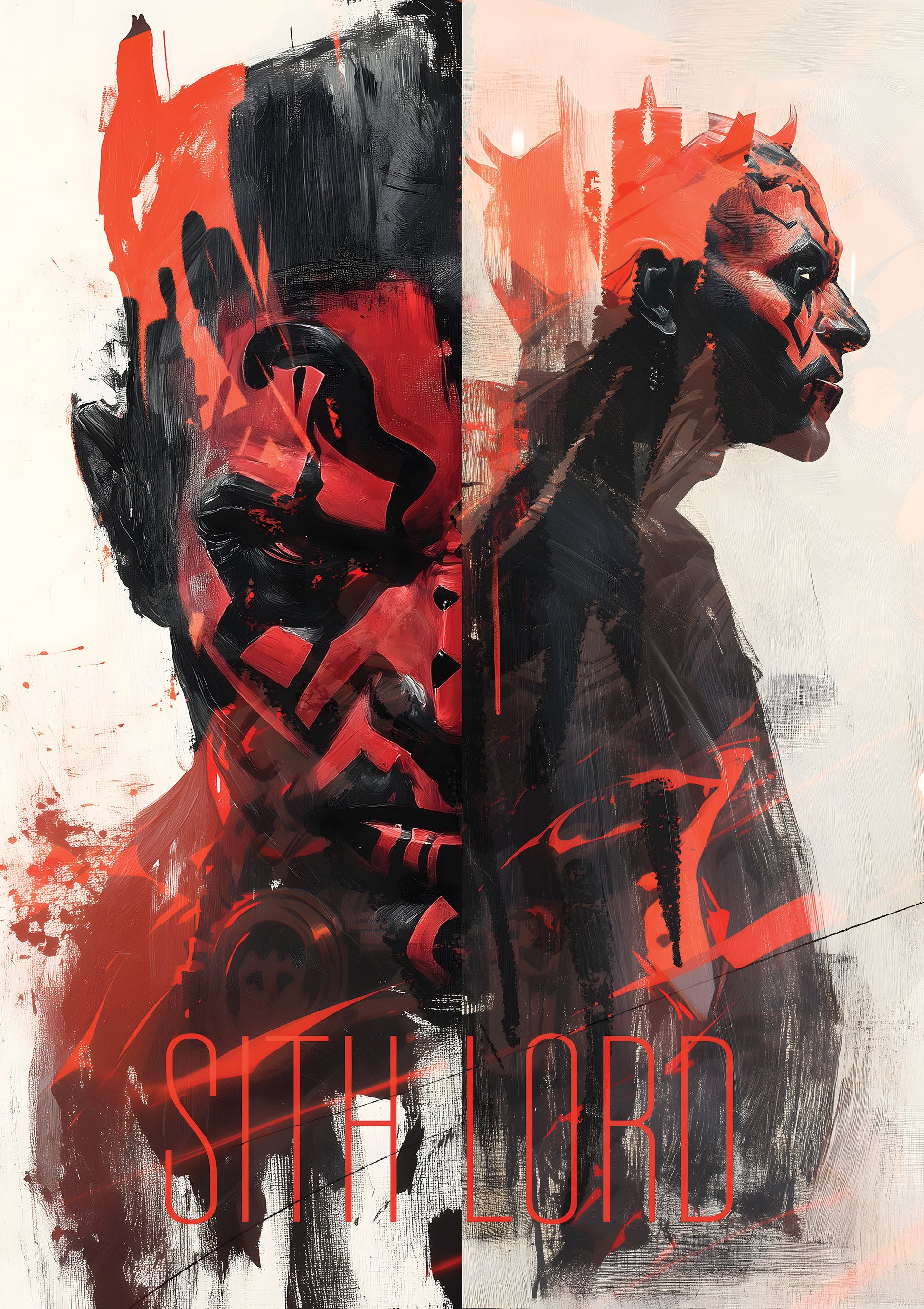 Sith Lord metal poster artwork