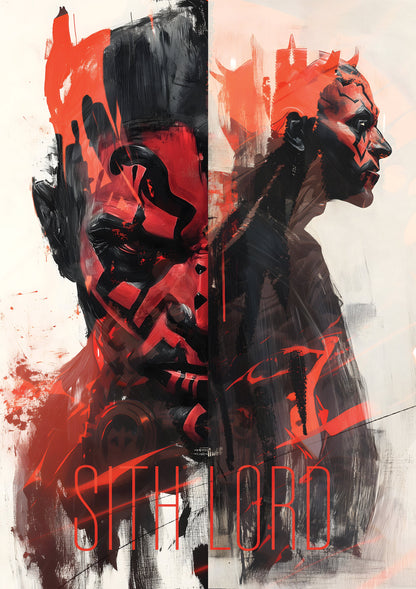 Sith Lord metal poster artwork