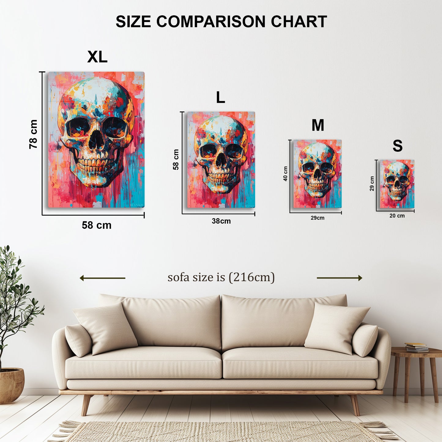 Skull Vibrant Colors