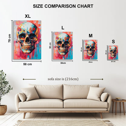 Skull Vibrant Colors