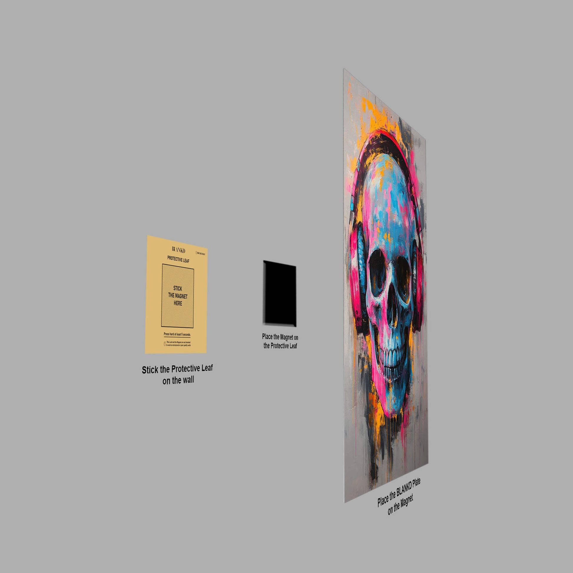 Skull with Headphones