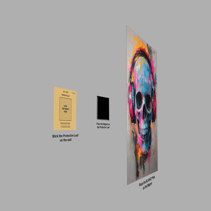 Skull with Headphones