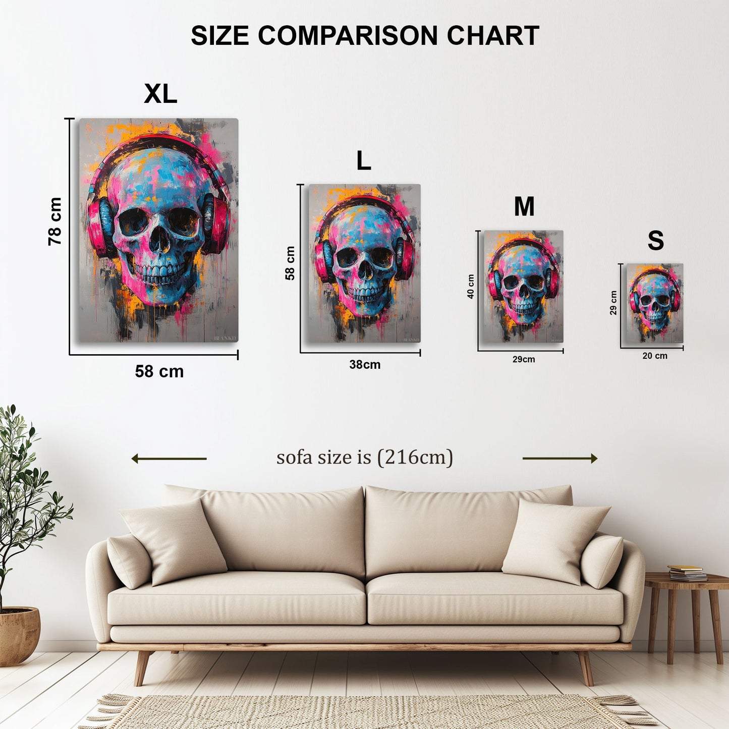 Skull with Headphones