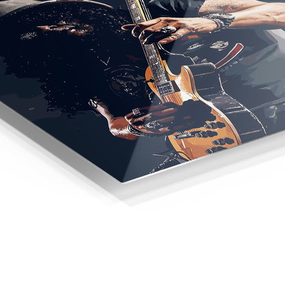 Slash Guitarist Illustration