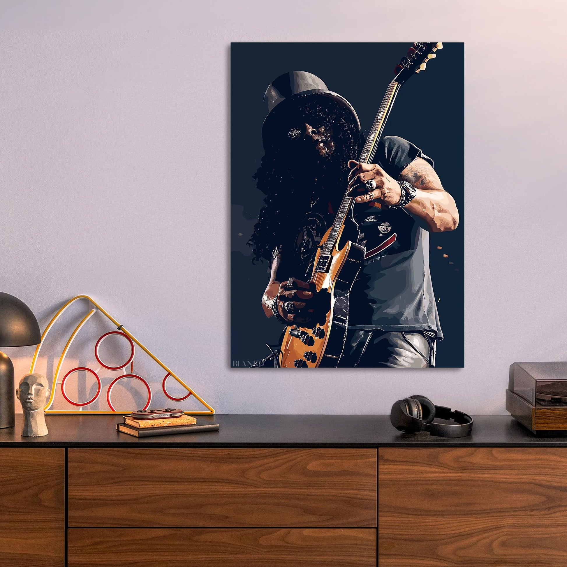 Slash Guitarist Illustration