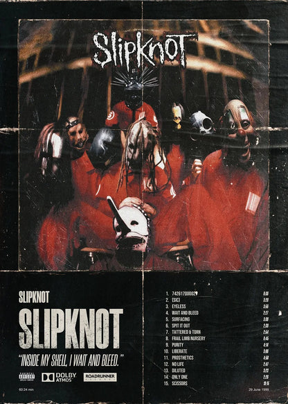 Slipknot metal poster artwork