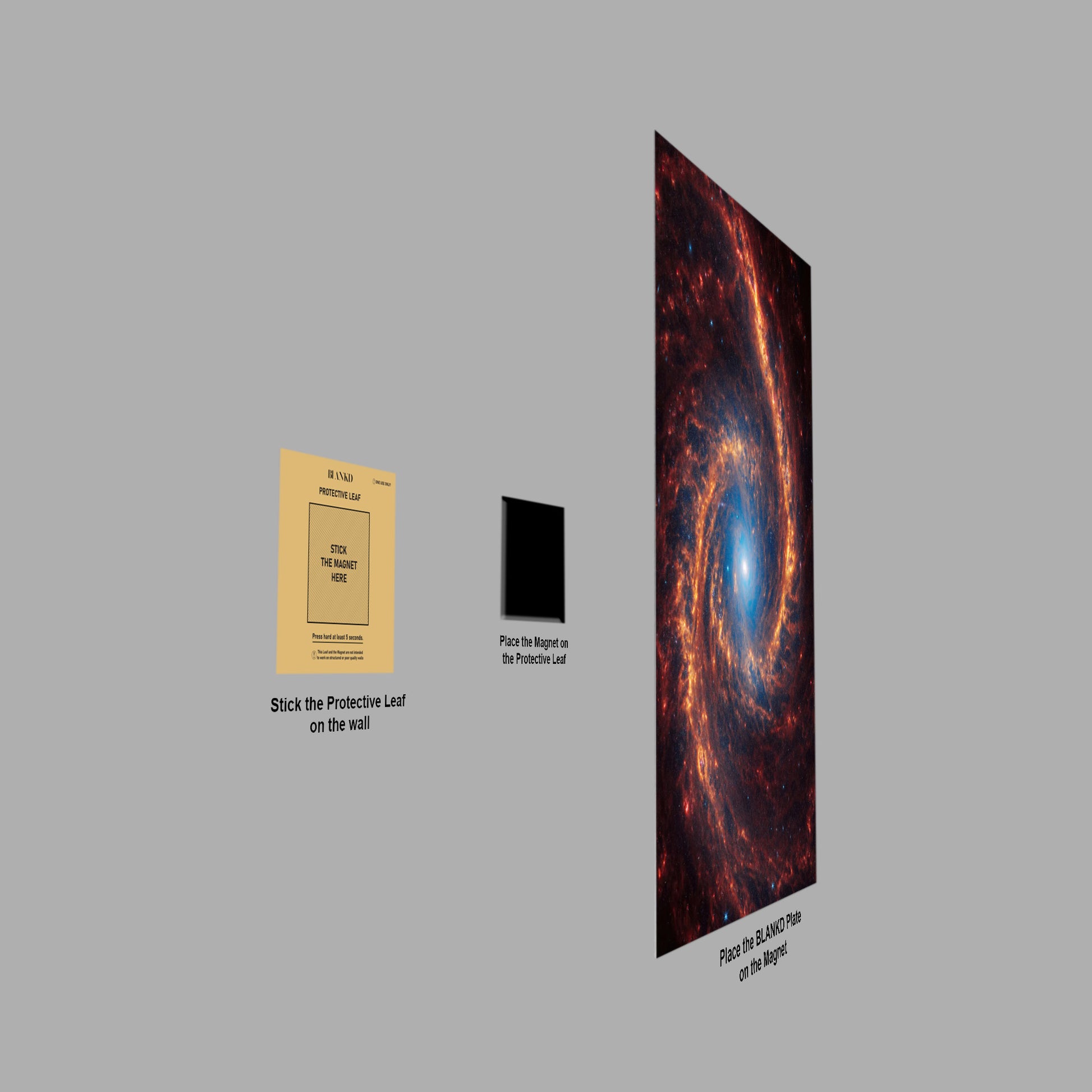 Spiral Galaxy NGC 1566 poster close-up detail