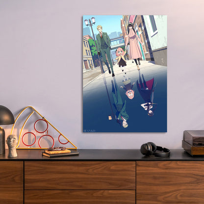 Spy x Family Reflections metal poster size comparison