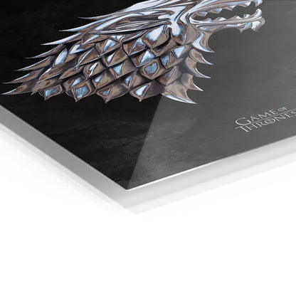 Game of Thrones Stark Sigil metal poster