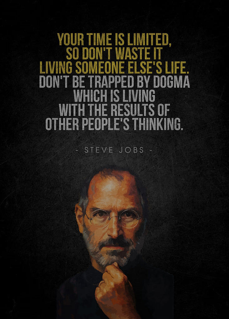 Steve Jobs metal poster artwork
