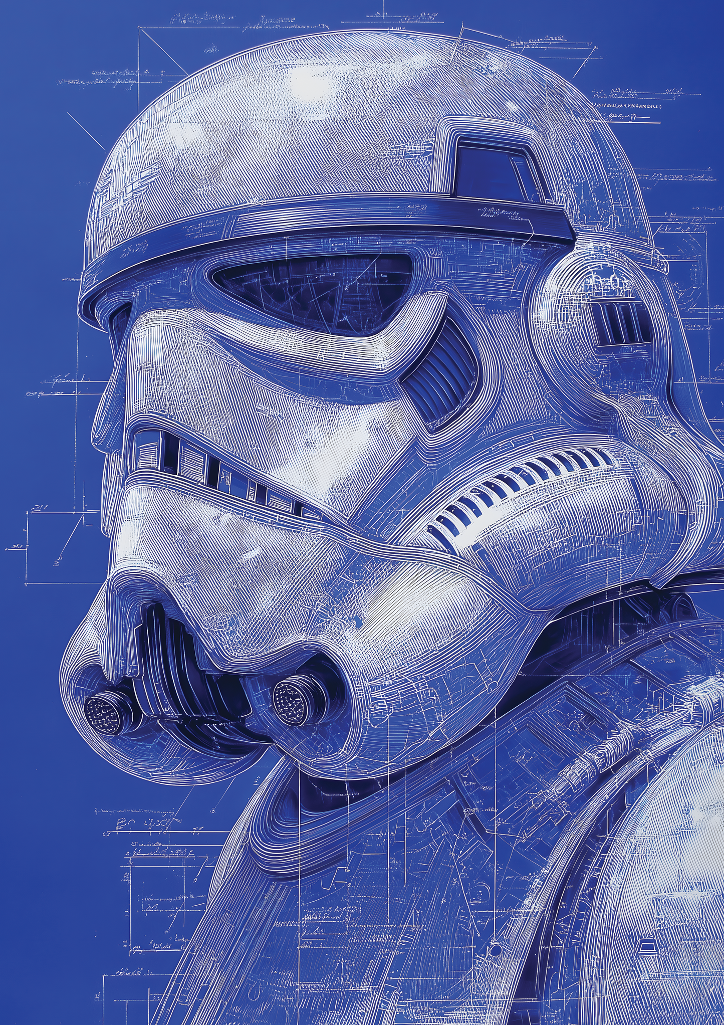 Stormtrooper metal poster artwork