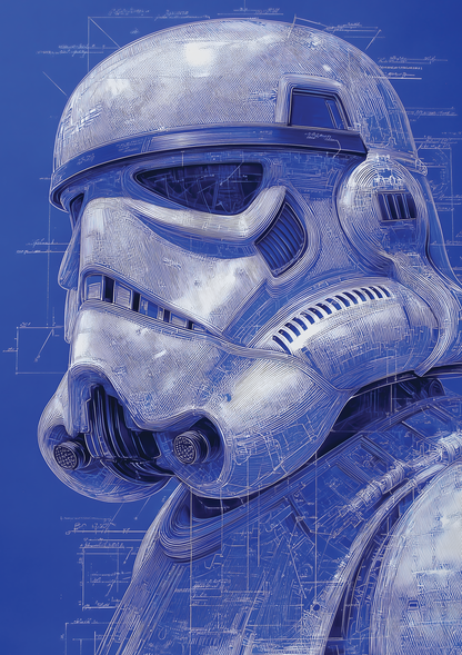 Stormtrooper metal poster artwork