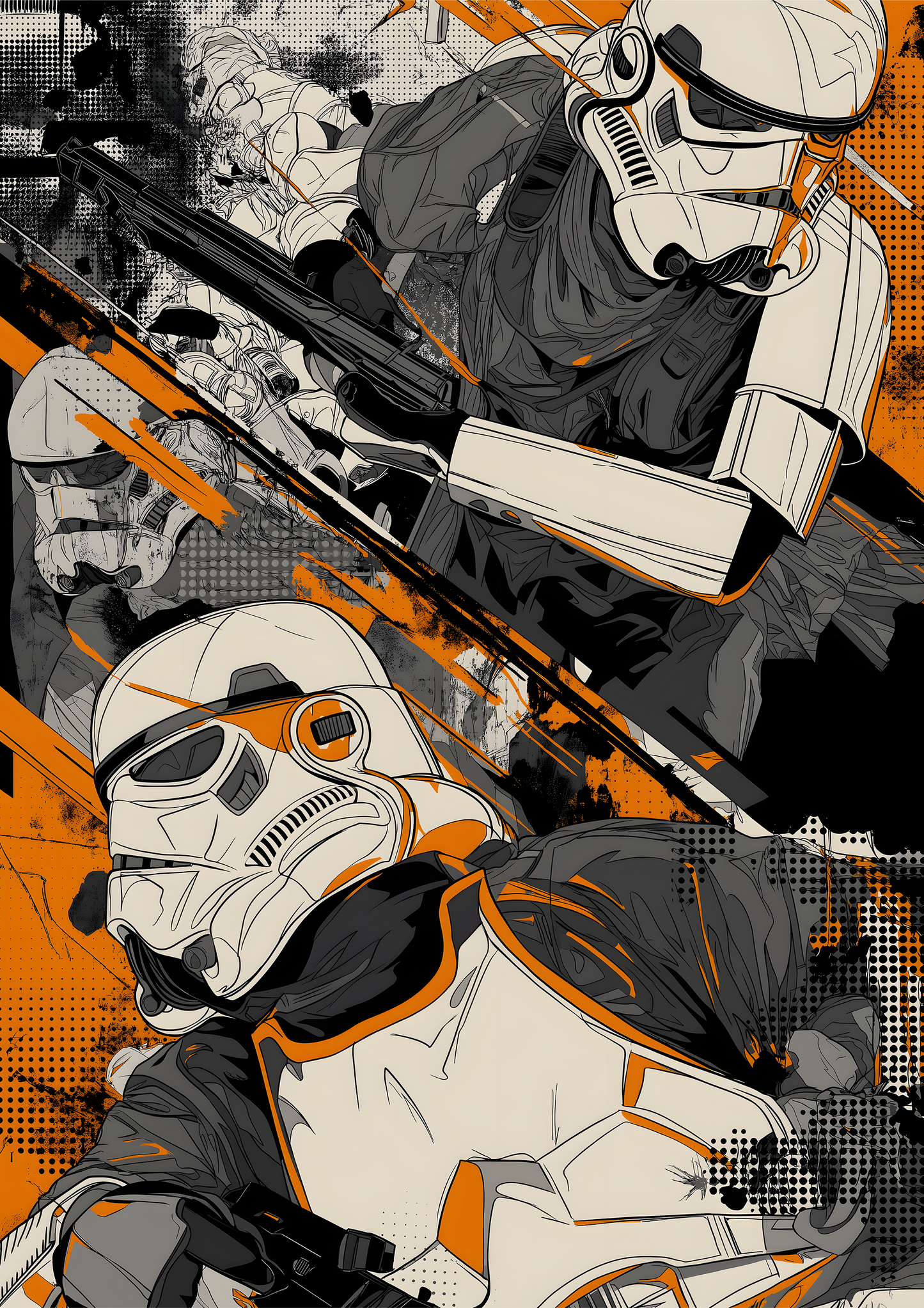 Stormtrooper 2 metal poster artwork