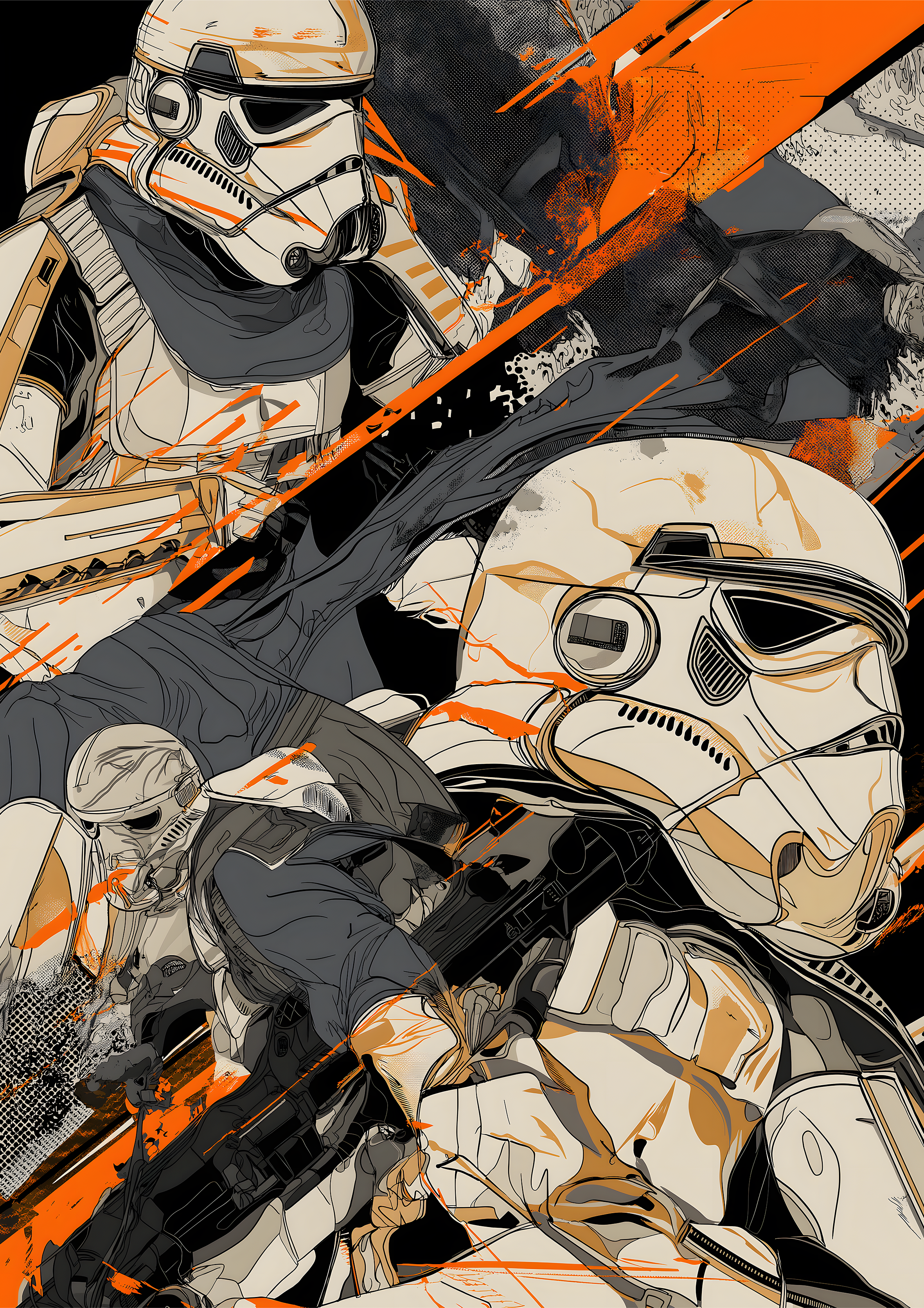 Stormtrooper 3 metal poster artwork