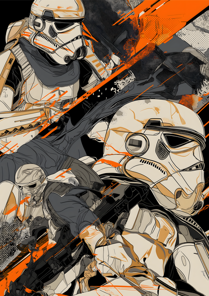 Stormtrooper 3 metal poster artwork