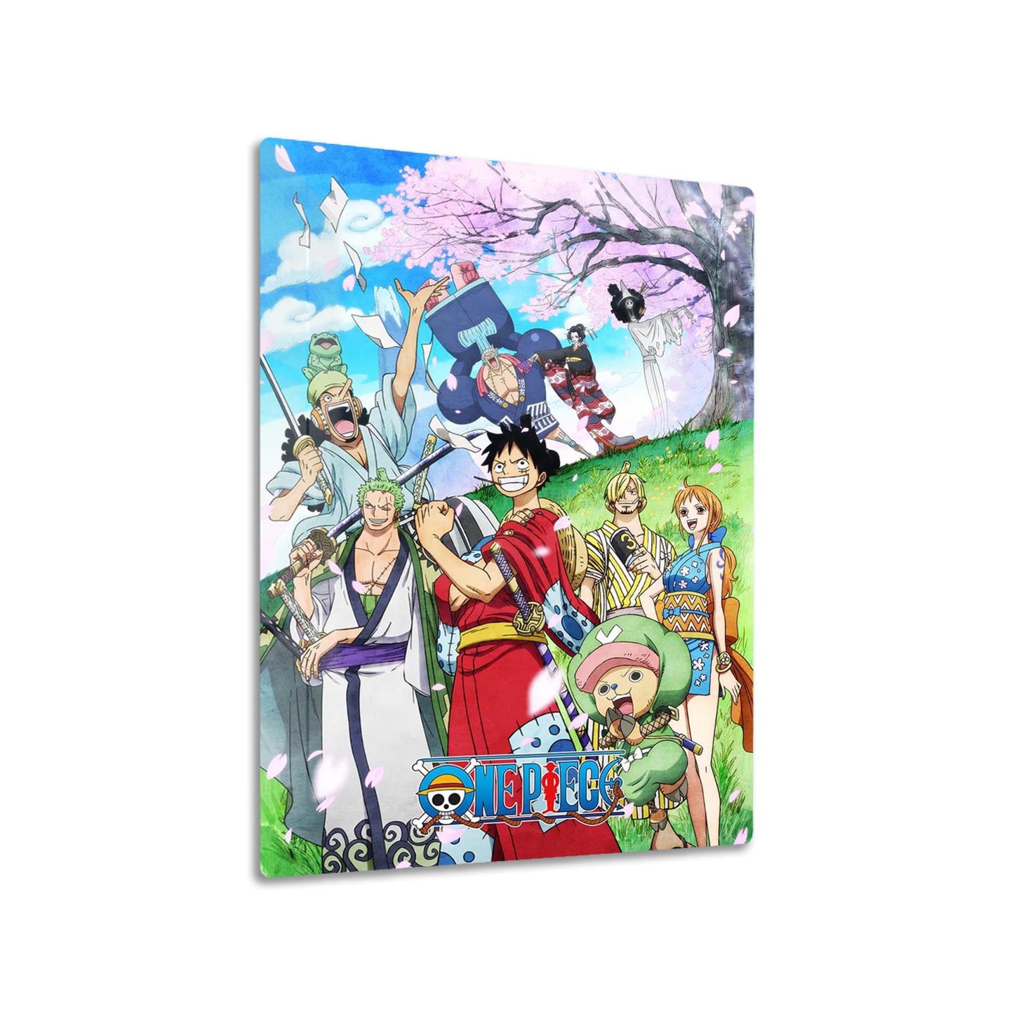 Straw Hats in Wano metal poster