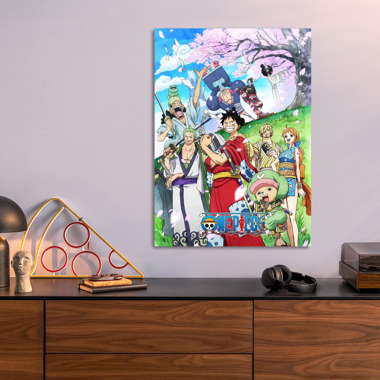 Straw Hats in Wano metal poster