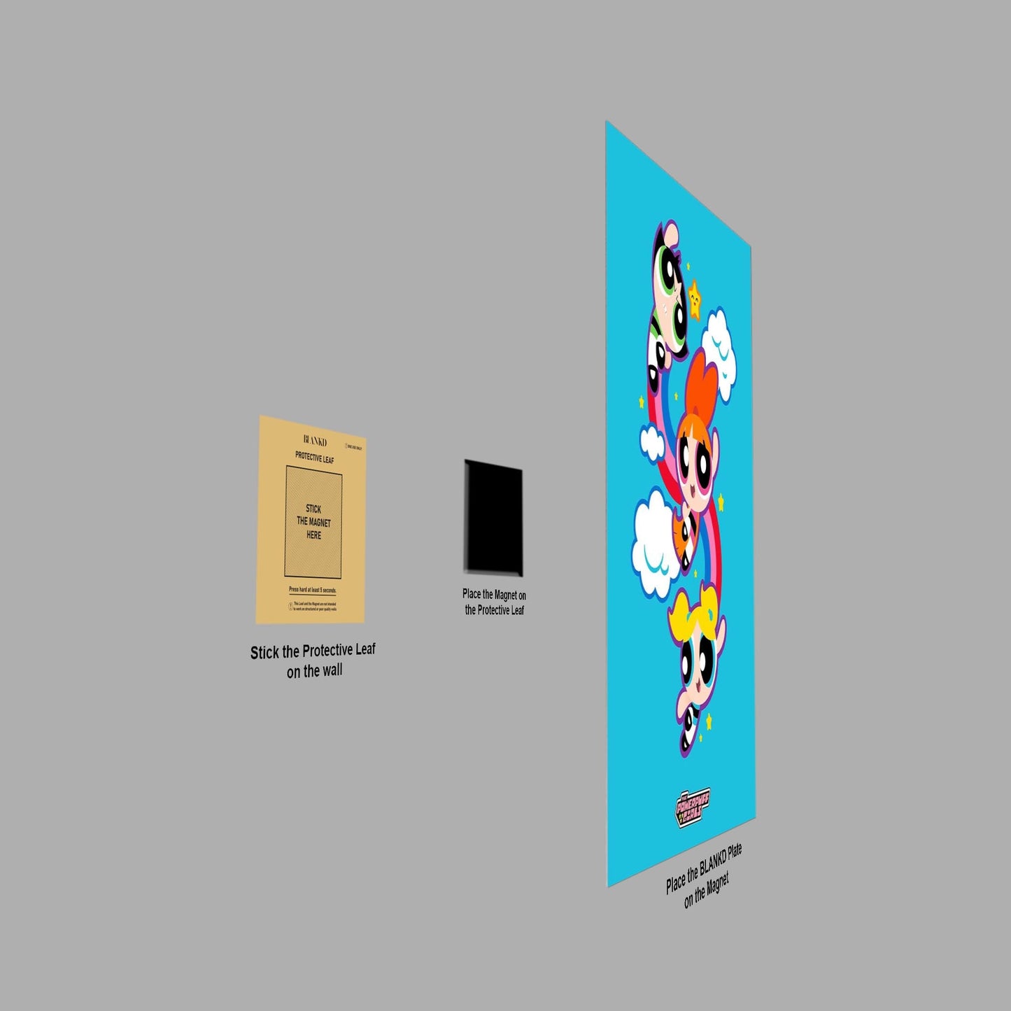 Sugar and Spice Girls metal poster