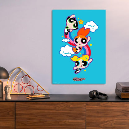 Sugar and Spice Girls metal poster
