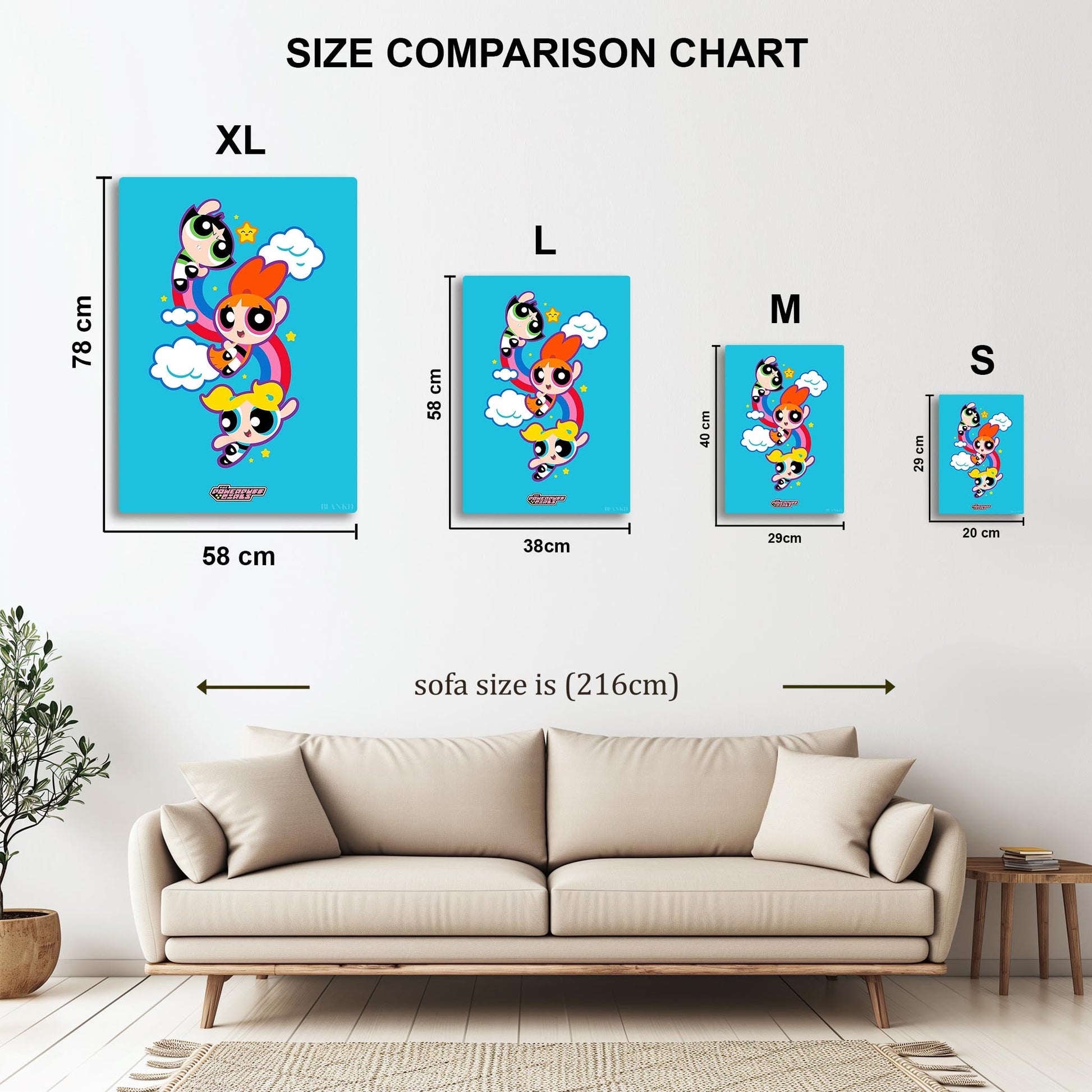 Sugar and Spice Girls metal poster