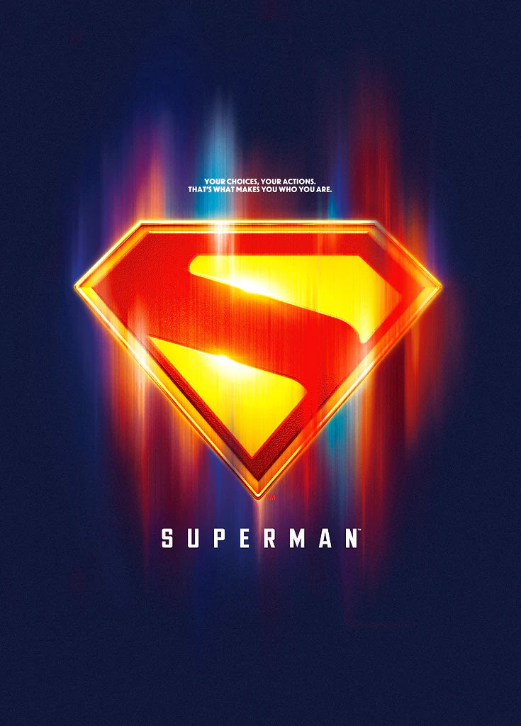 Superman Shield metal poster artwork