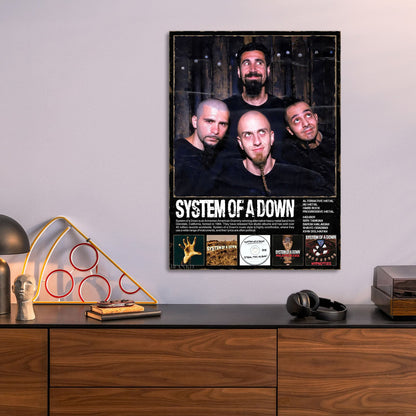 System of a Down Band Poster