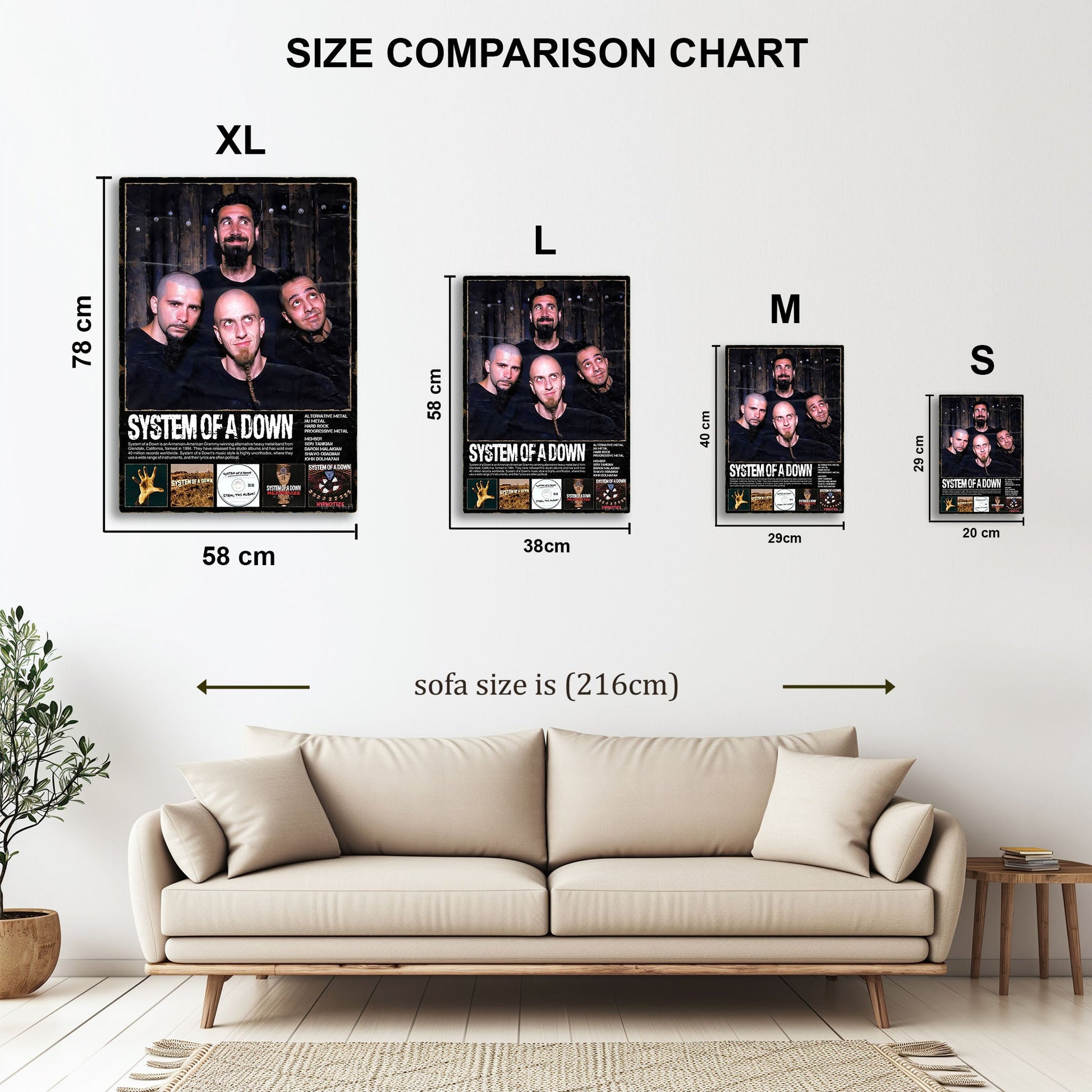 System of a Down Band Poster