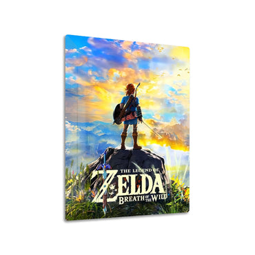 Breath of the Wild Link metal poster