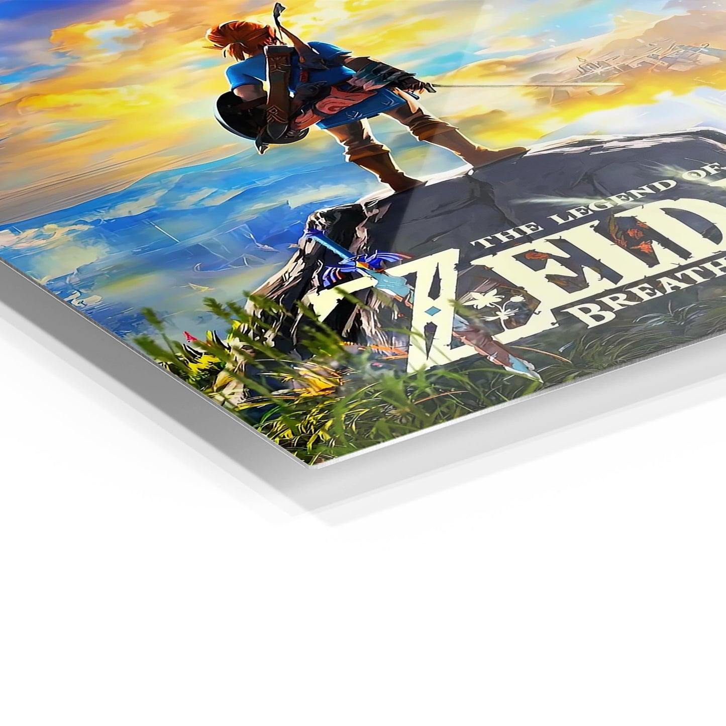 Breath of the Wild Link metal poster