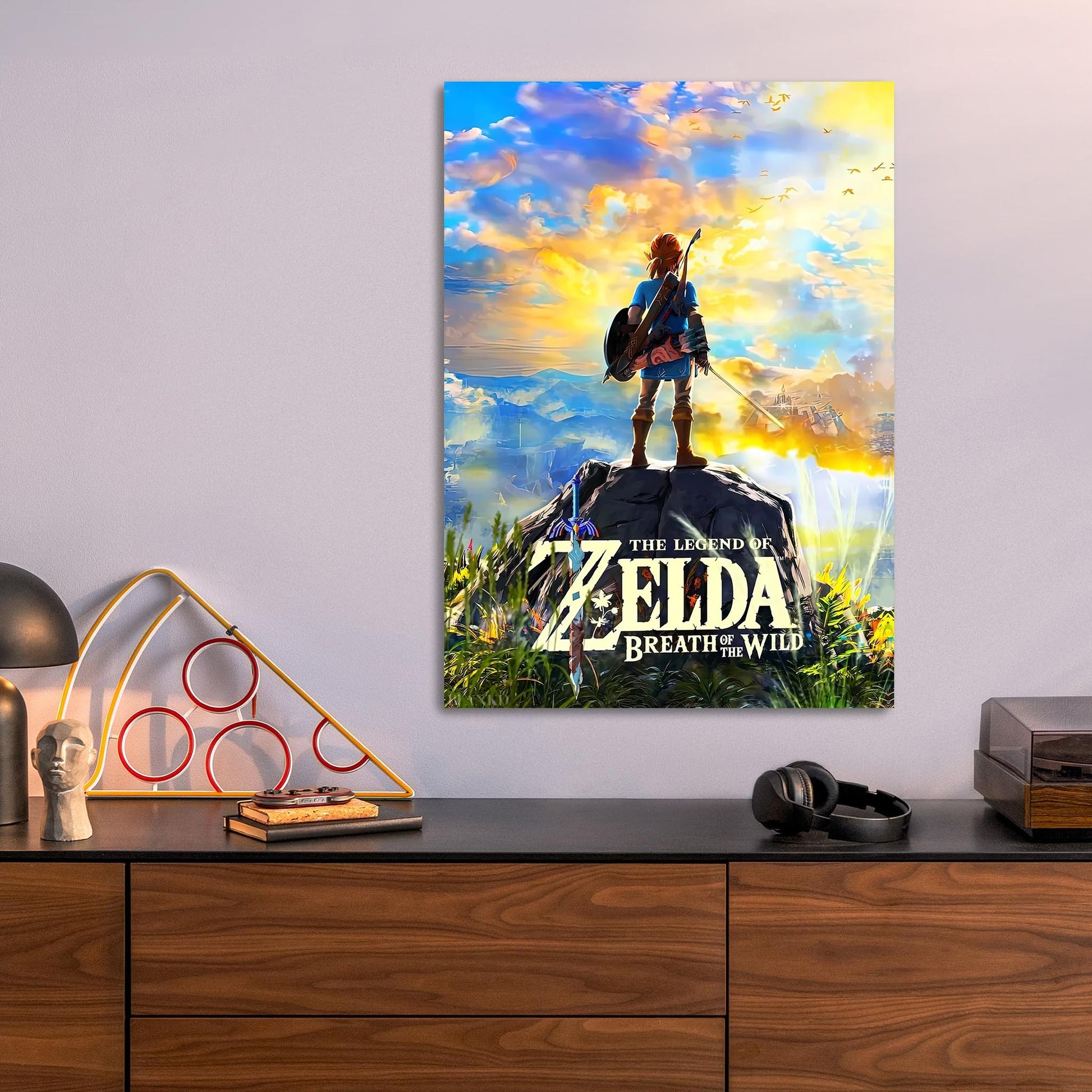 Breath of the Wild Link metal poster