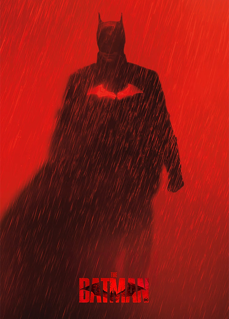 The Bat-man metal poster artwork