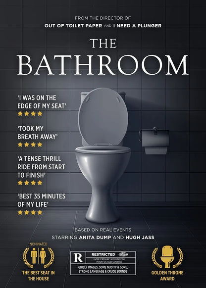 The Bathroom metal poster artwork