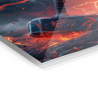 The Legendary Hammer metal poster