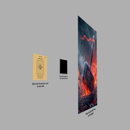 The Legendary Hammer metal poster