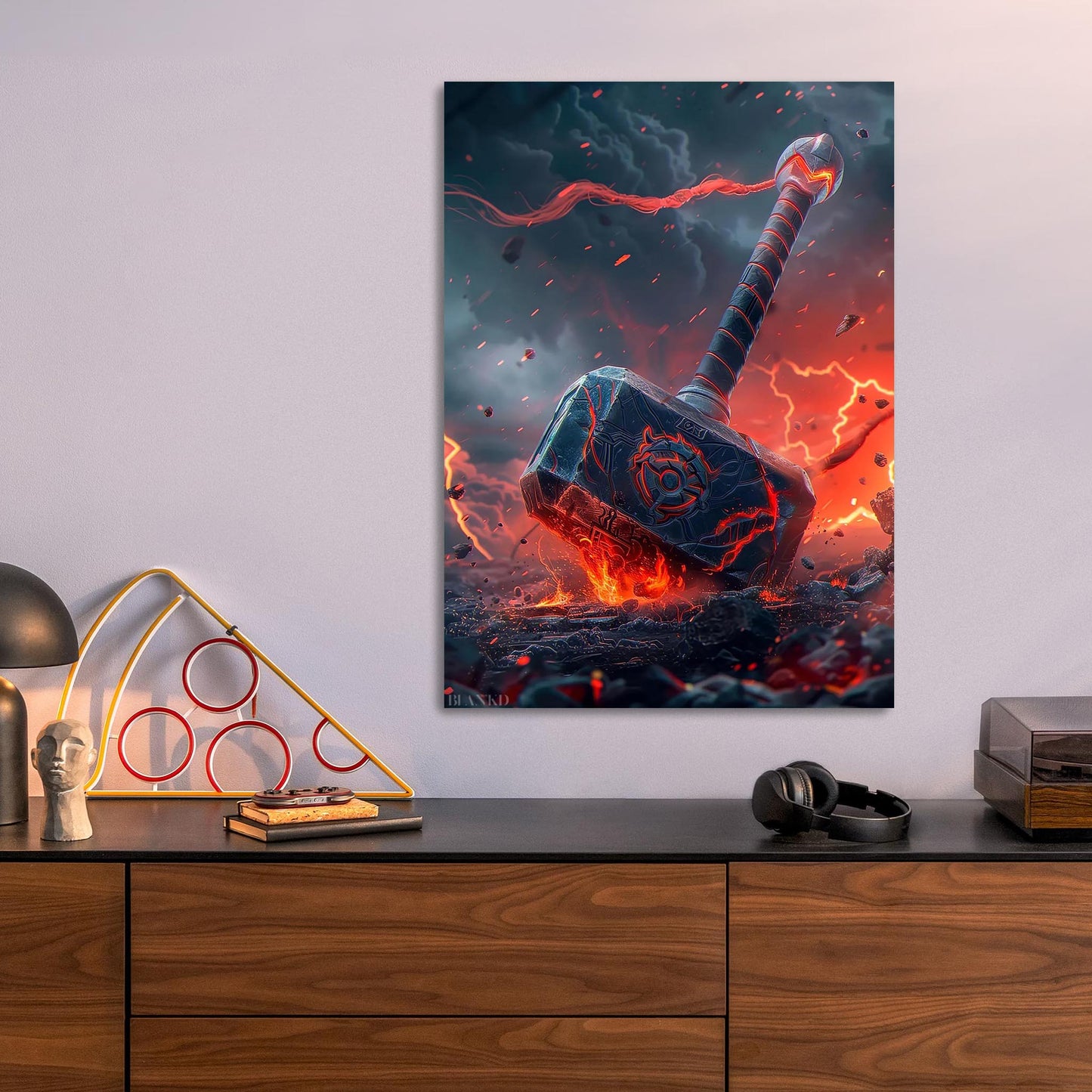 The Legendary Hammer metal poster