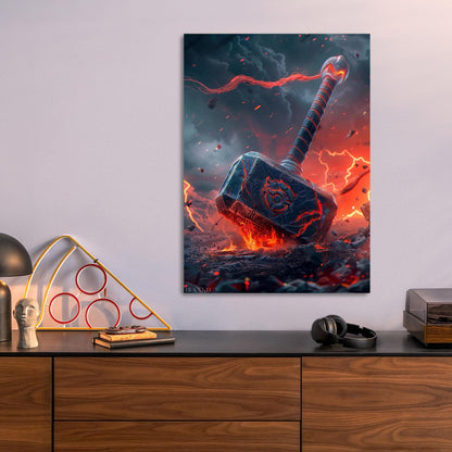 The Legendary Hammer metal poster