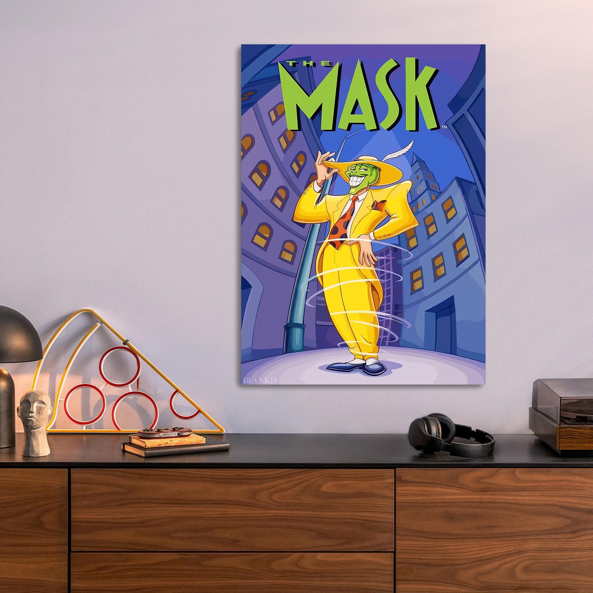 The Mask metal poster