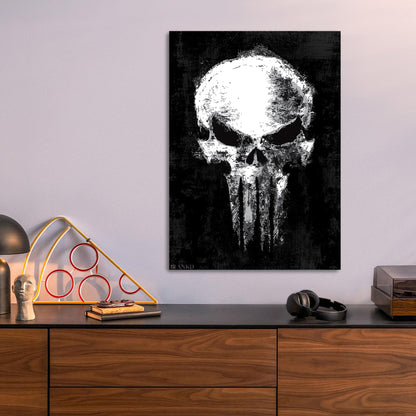 The Punisher Skull metal poster