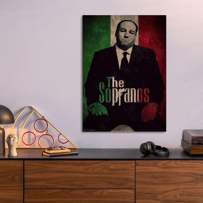 The Sopranos metal poster size comparison