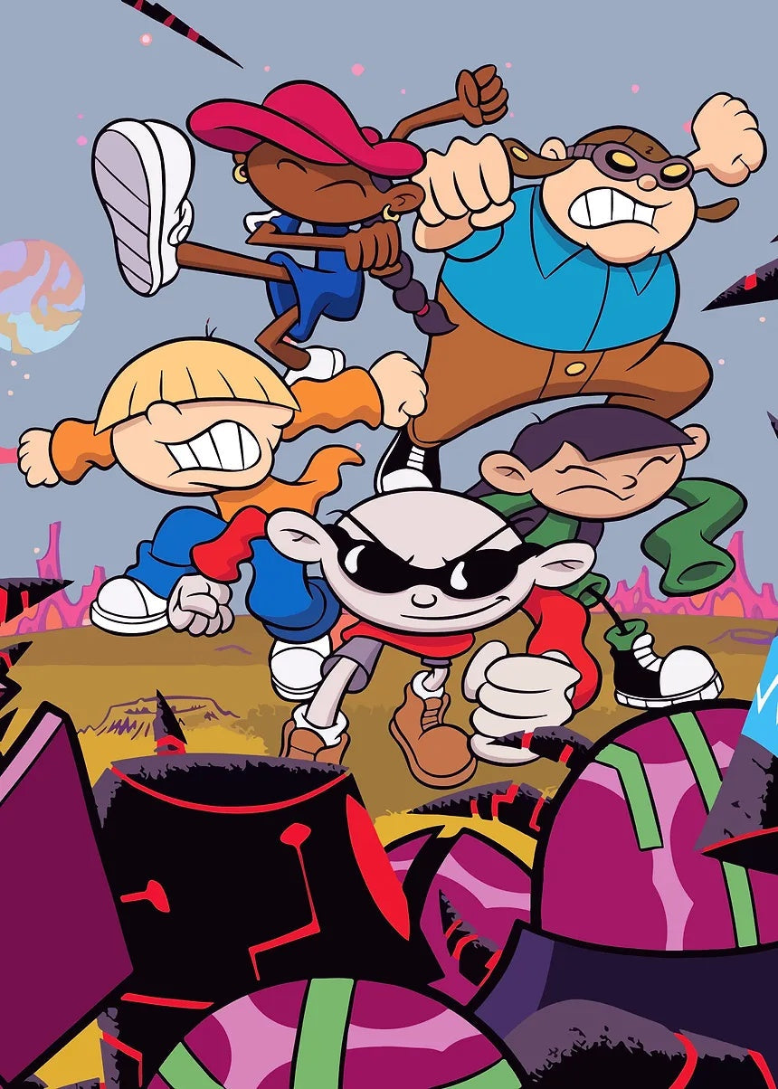 The grim Adventures metal poster artwork