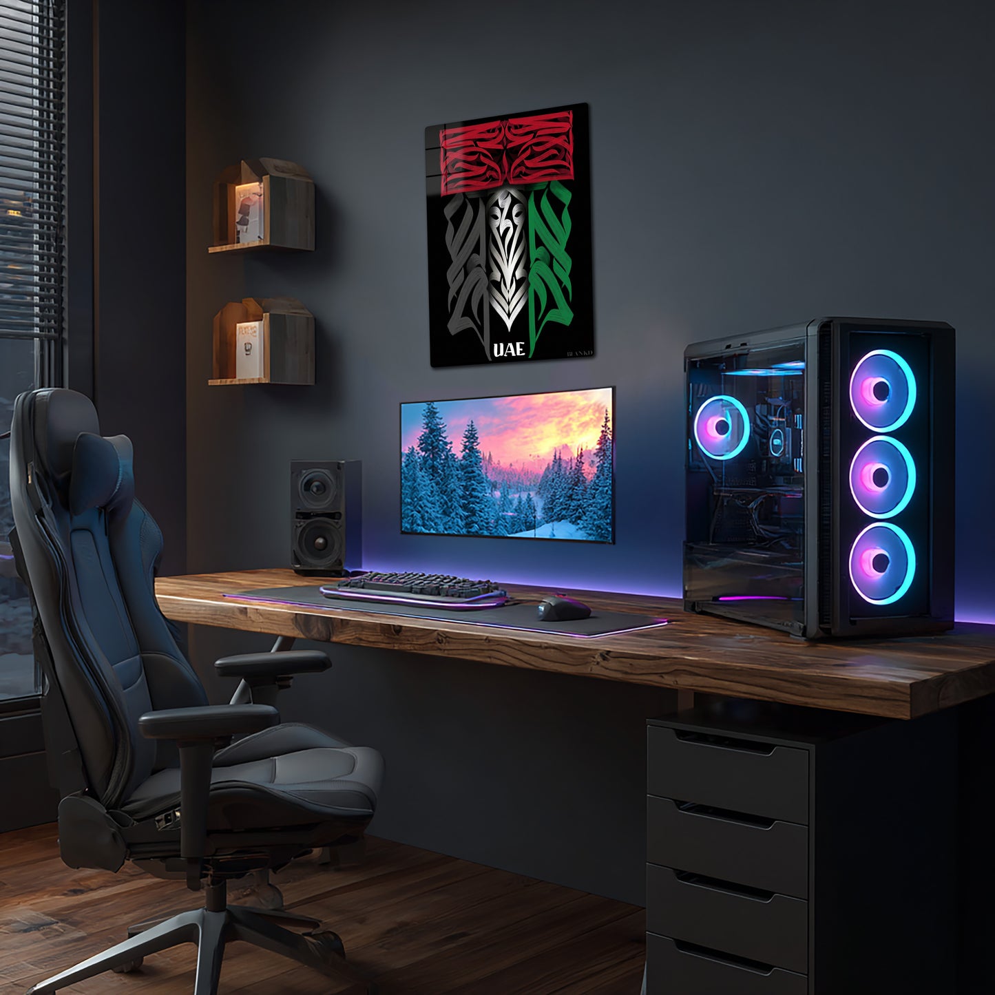 United Arab Emirates Flag 2