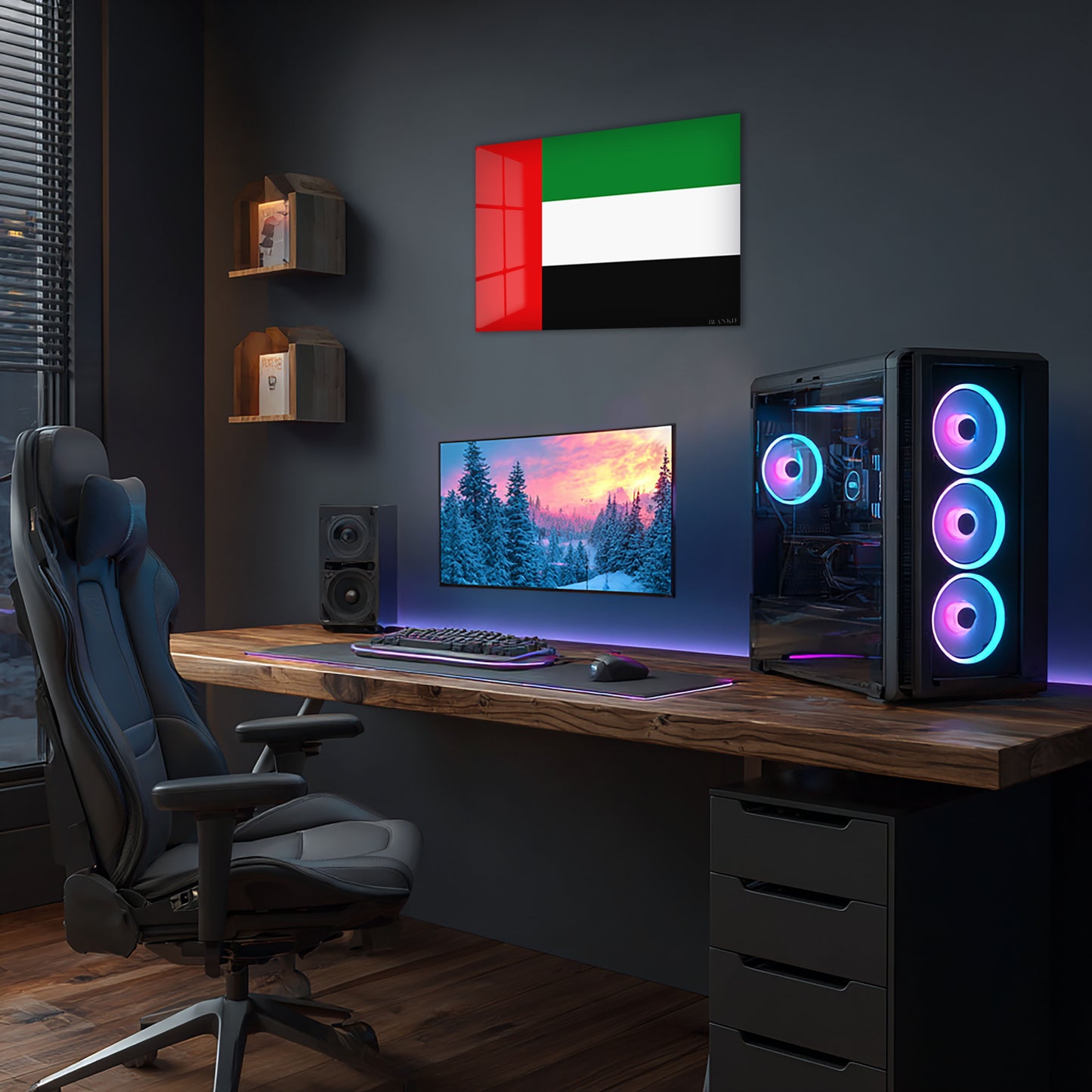 United Arab Emirates Flag