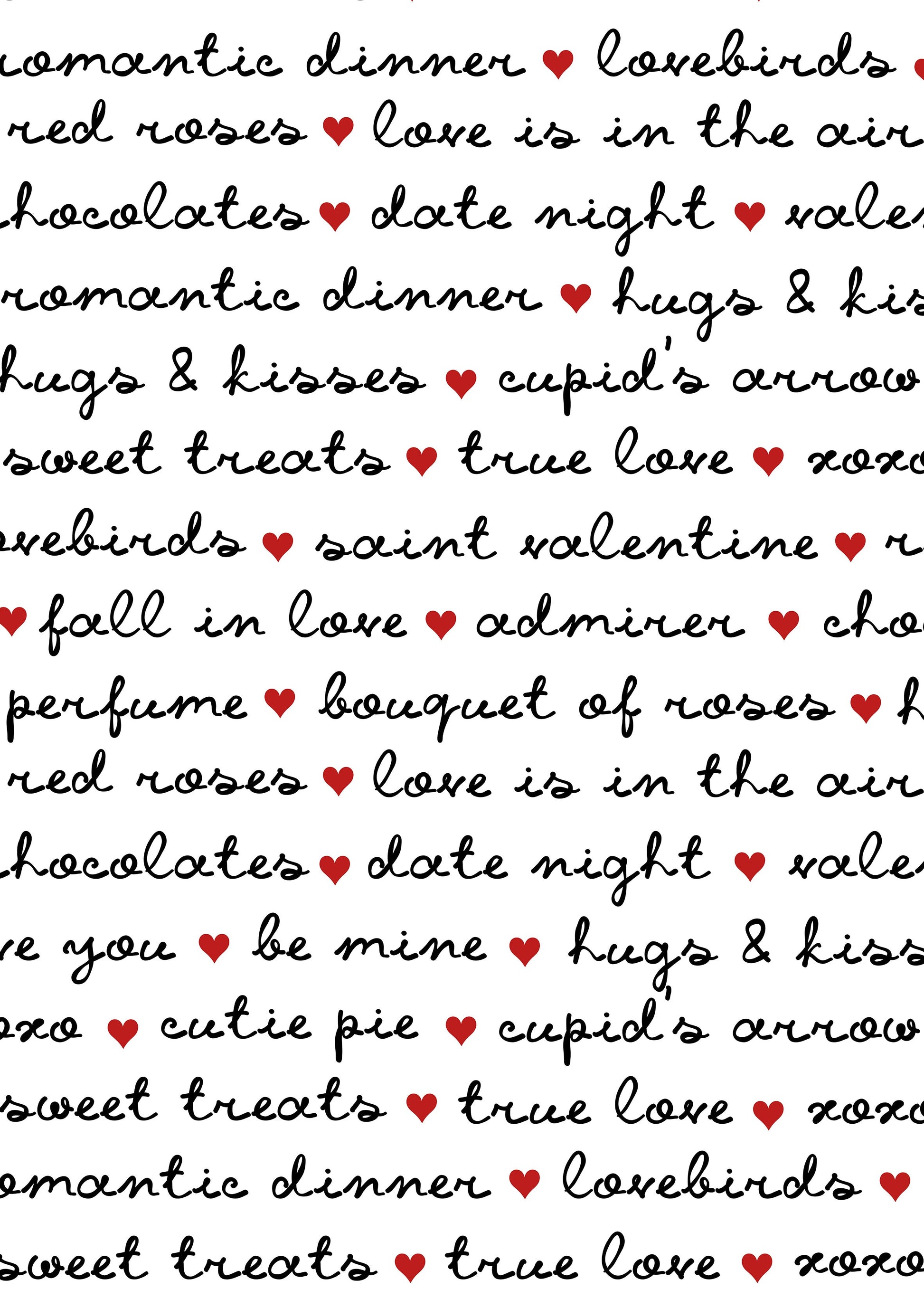 Valentine Things metal poster artwork