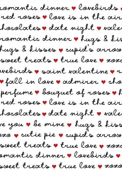 Valentine Things metal poster artwork