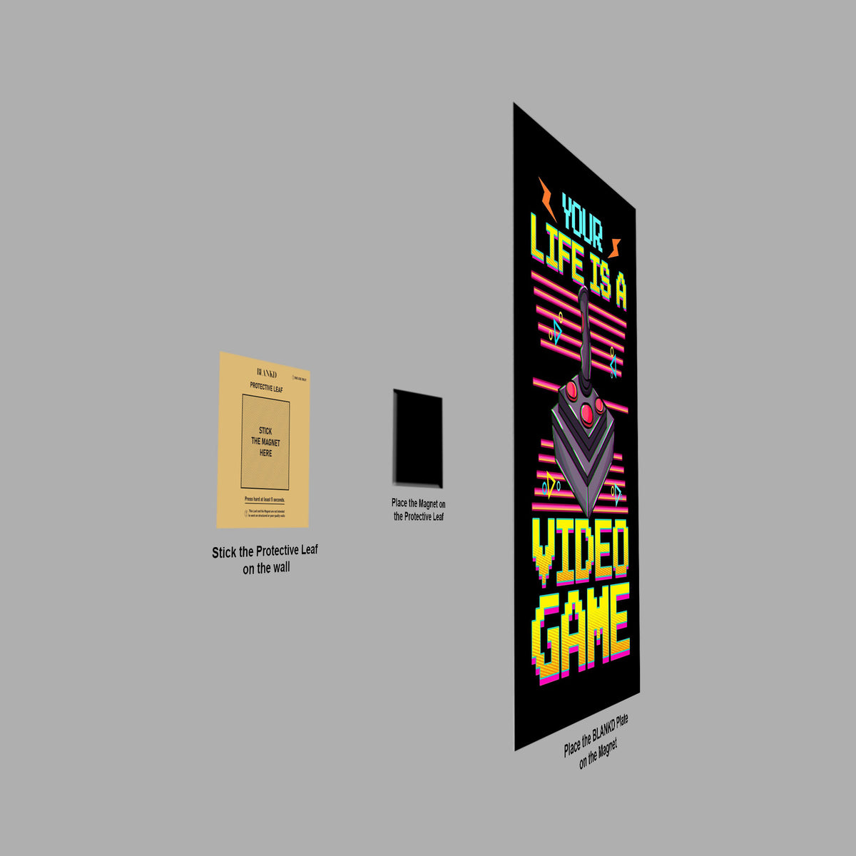 Video Game Joystick poster close-up detail