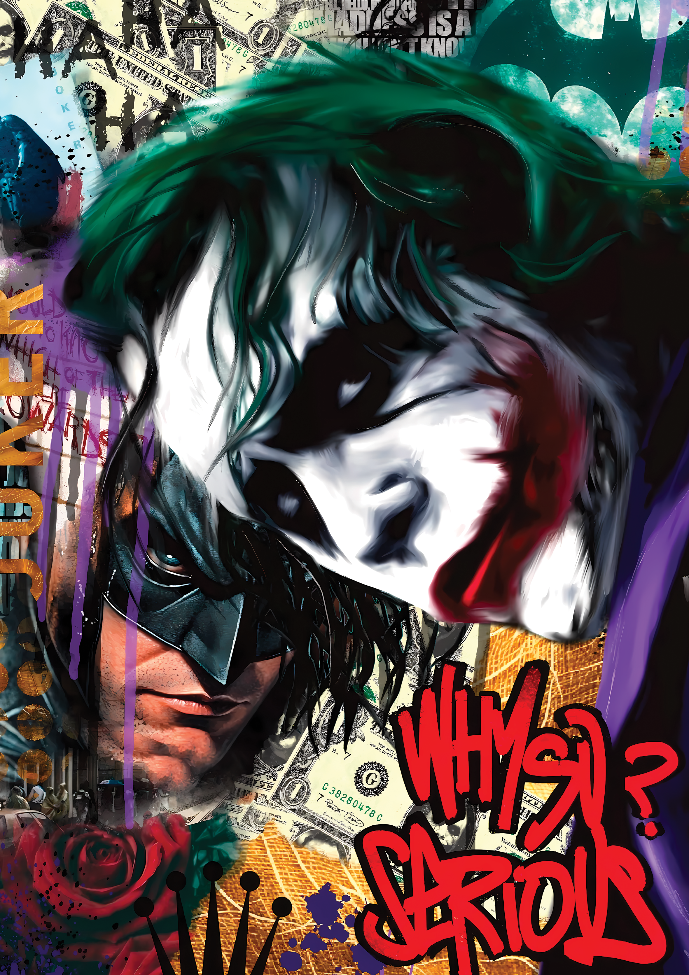 Why So Serious metal poster artwork