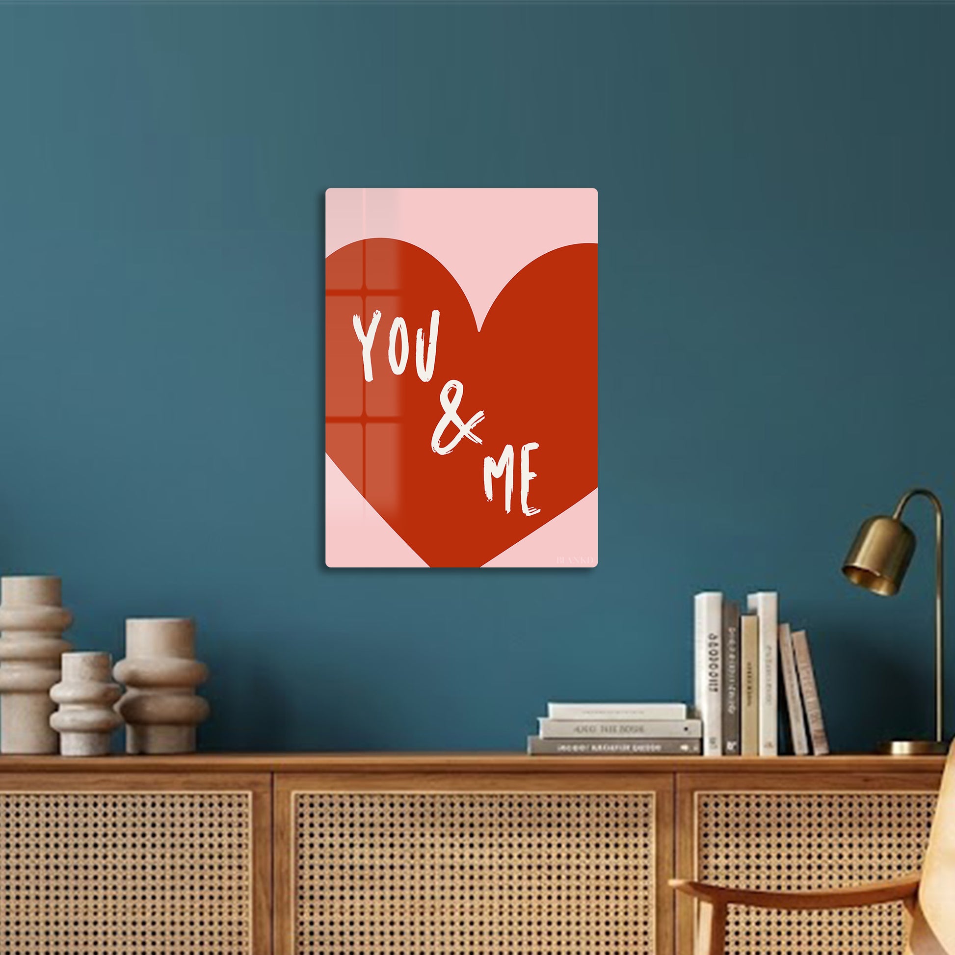 You & Me Big Red Heart