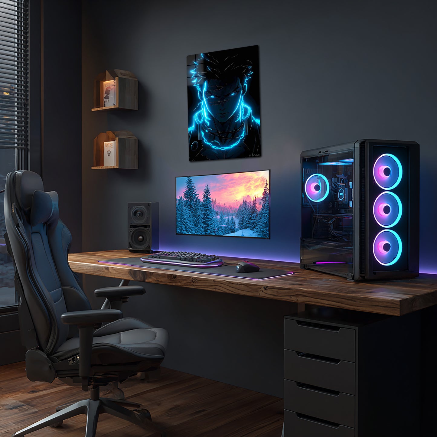 Zoro Blue Neon | One Piece