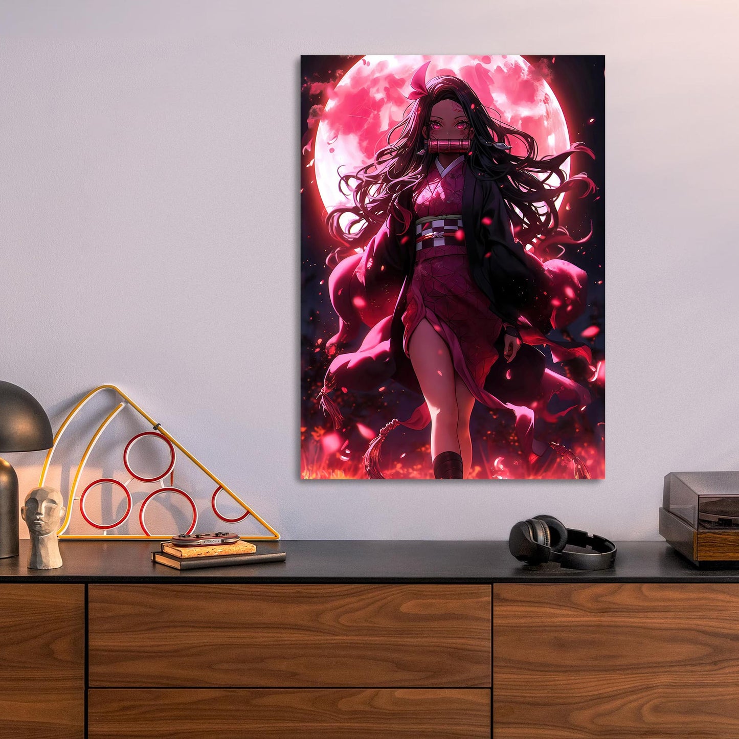 Nezuko Kamado metal poster
